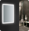 Fresca Angelo 24`` Wide x 36`` Tall Bathroom Mirror w/ Halo Style LED Lighting and Defogger