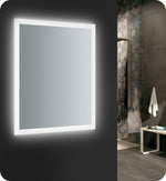 Fresca Angelo 36`` Wide x 30`` Tall Bathroom Mirror w/ Halo Style LED Lighting and Defogger