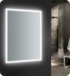 Fresca Angelo 48`` Wide x 36`` Tall Bathroom Mirror w/ Halo Style LED Lighting and Defogger