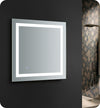Fresca Santo 30`` Wide x 30`` Tall Bathroom Mirror w/ LED Lighting and Defogger
