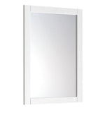 Fresca 24"X30" Reversible Mount Mirror in White