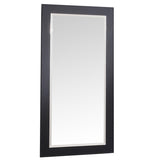 Fresca Moselle 28`` Glossy Black Mirror