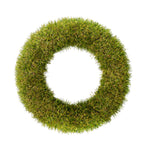 Vickerman FO182702 14" Artificial Green Grass Wreath