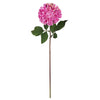 Vickerman FQ180601 24" Artificial Pink Zinnia Stem, Set of 3