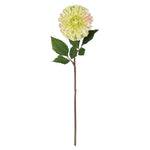 Vickerman FQ180602 24" Artificial Green Zinnia Stem, Set of 3