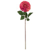 Vickerman FQ180603 24" Artificial Mauve Zinnia Stem, Set of 3