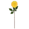 Vickerman FQ180604 24" Artificial Yellow Zinnia Stem, Set of 3