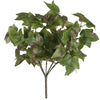 Vickerman FQ180801 13" Artificial Green Ivy Bush, Pack of 2