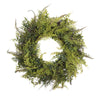 Vickerman FQ181022 22" Artificial Green Fern Wreath