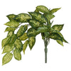 Vickerman FQ181301 24" Artificial Green Dieffenbachia Bush Vine, Pack of 2