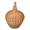 Vickerman FQ193521 21" Glass Jar with Woven Willow Sleeve