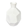 Vickerman FQ196210 10" White Ceramic Geometric Bottle