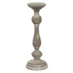 Vickerman FQ197517 17" White Candlestick Polyresin