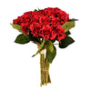 Vickerman FR190904 10" Artificial Red Rose Bouquet, Set of 3