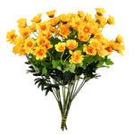 Vickerman FR191078 145`` Artificial Yellow Wild Daisy Bush, Set of 3