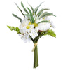 Vickerman FS190611 14" Artificial White Peony Bouquet, Pack of 2