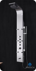 Fresca 8012BS Palermo Stainless Steel Thermostatic Shower Massage Panel