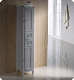 Fresca 2060GR Oxford Tall Bathroom Linen Cabinet