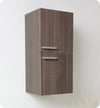 Fresca 8091GO Bathroom Linen Side Cabinet w/ 2 Storage Areas