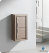 Fresca 8140GO Allier Bathroom Linen Side Cabinet w/ 2 Doors