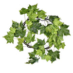 Vickerman FT190730 30" Artificial Green Plantanus Wreath
