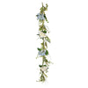 Vickerman FT191412 72" Artificial Green Hydrangea Berry Garland