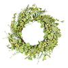 Vickerman FT191524 24" Artificial Green Fern Berry Eucalyptus Wreath