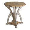Uttermost 25623 Ranen Aged White Accent Table