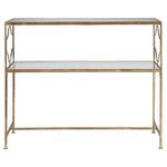 Uttermost 24539 Genell Gold Iron Console Table