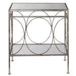 Uttermost 24543 Luano Silver End Table