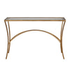 Uttermost 24640 Alayna Gold Console Table