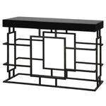 Uttermost 24643 Andy Black Console Table