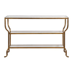 Uttermost 24668 Deline Gold Console Table