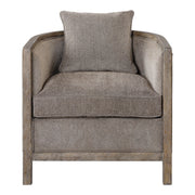 Uttermost 23359 Viaggio Gray Chenille Accent Chair