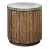 Uttermost 25779 Maxfield Wooden Drum Accent Table