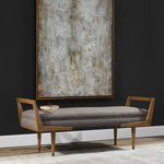 Uttermost 23388 Waylon Mid-Century Modern Bench