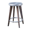 Uttermost 25831 Maxen Hammered Top Counter Stool