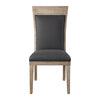 Uttermost  23440 Encore Dark Gray Armless Chair
