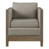 Uttermost 23448 Kyle Weathered Oak Accent Chair