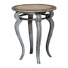 Uttermost 25843 Mariah Round Gray Accent Table