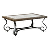 Uttermost 25857 Mona Light Honey Stained Coffee Table