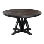Uttermost 25861 Maiva Round Black Dining Table