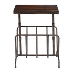 Uttermost 25326 Sonora Industrial Magazine Side Table