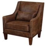 Uttermost 23030 Clay Leather Armchair