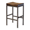 Uttermost 25893 Beck Industrial Bar Stool