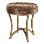 Uttermost 23497 Bernett Fur Accent Stool