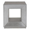 Uttermost 24878 Flair Silver Cube Table