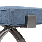 Uttermost 23520 Marlin Modern Denim Bench