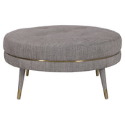 Blake Modern Taupe Ottoman-Uttermost