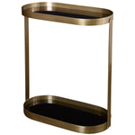 Uttermost 25081 Adia Antique Gold Side Table